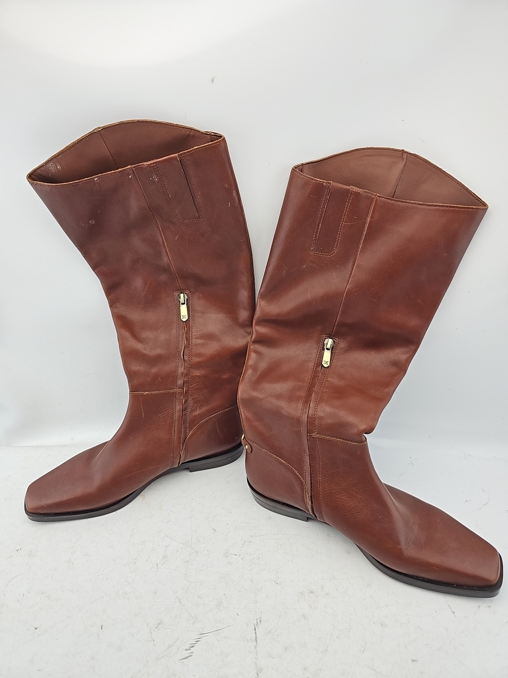 Sam Edelman Brown Leather Tall Boots